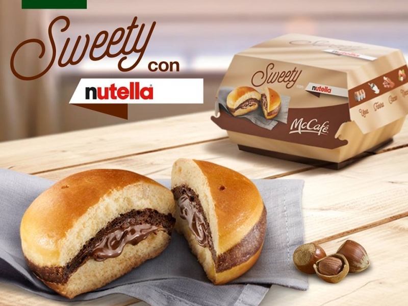  Nutella será o recheio de novo lanche da rede de fast food na Itália