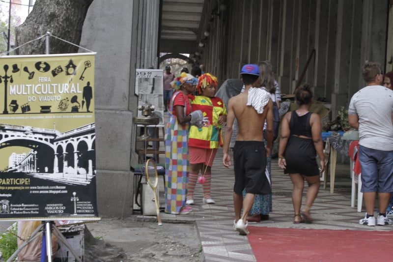 Atividades culturais no viaduto foram realocadas para área descoberta