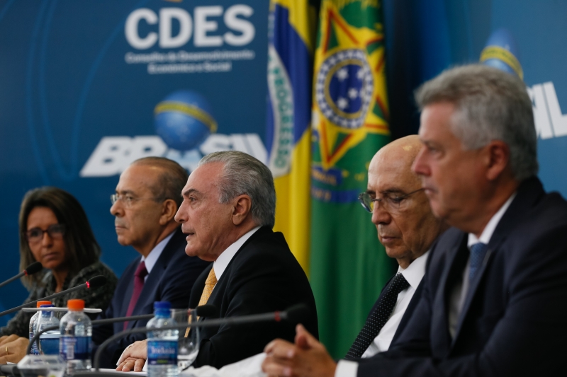 Brasília - DF, 21/11/2016. Presidente Michel Temer durante reunião do CDES - Conselho de Desenvolvimento Econômico Social. Foto: Beto Barata/PR