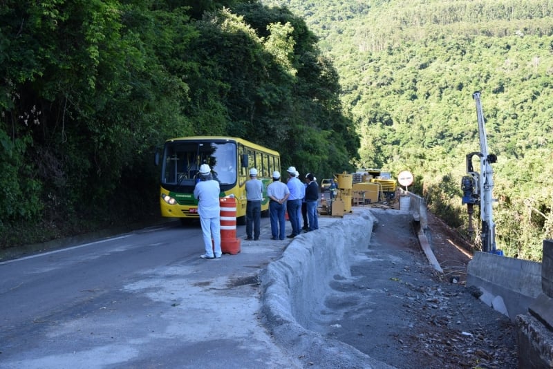 Dnit liberou meia pista do trecho da BR-116 entre Nova Petrópolis e Caxias do Sul