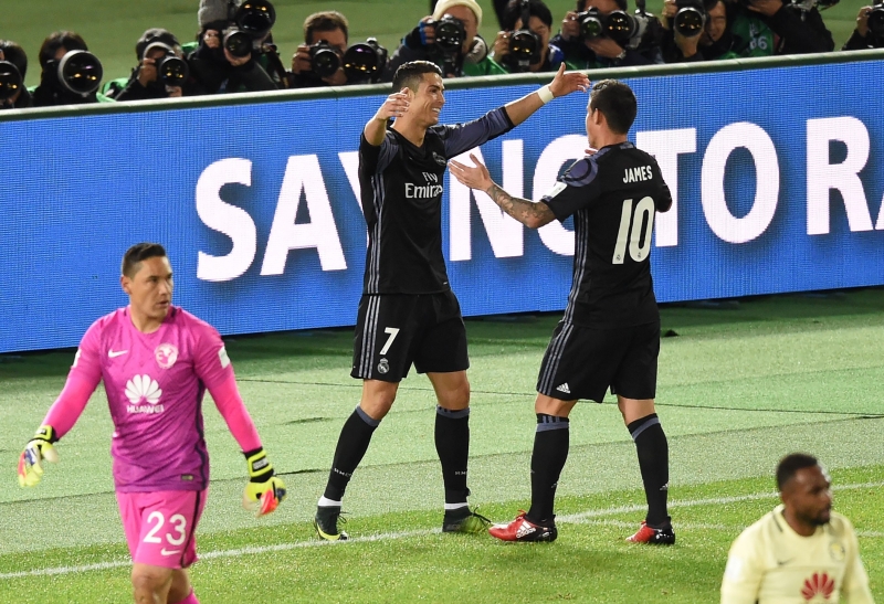 Ganhador da Bola de Ouro, Cristiano Ronaldo marcou o segundo gol