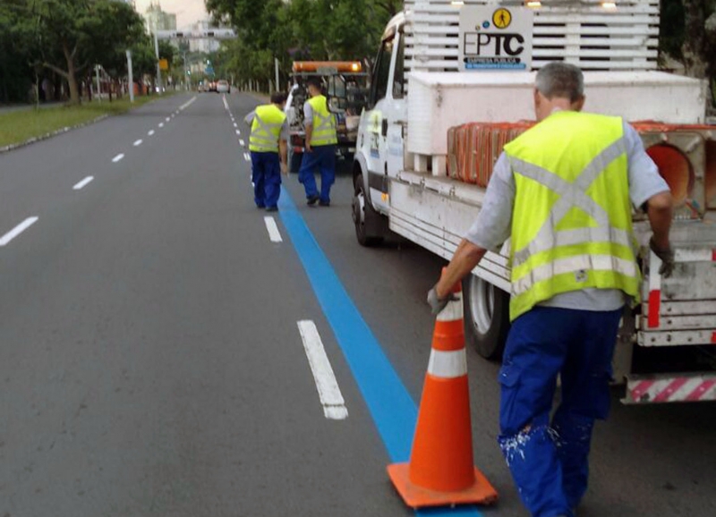 Corredores receberam pintura especial e irão funcionar apenas em alguns horários