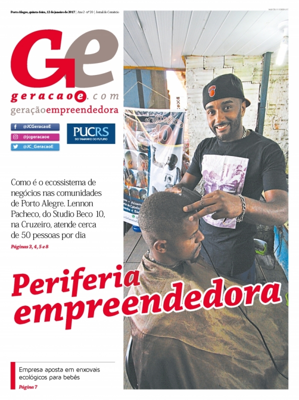 Capa da edição do dia 12 de janeiro de 2017. Foto:  REPRODUÇÃO/JC