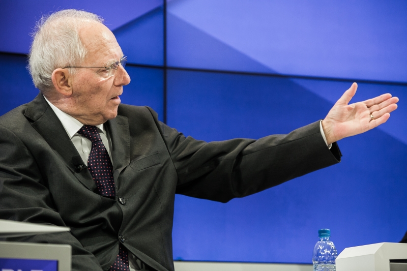 Wolfgang Schäuble defendeu o livre comércio no encontro de Davos