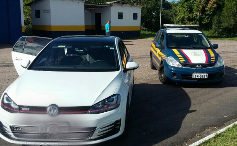 Motorista foi flagrado duas vezes por radar da PRF dirigindo acima da velocidade máxima