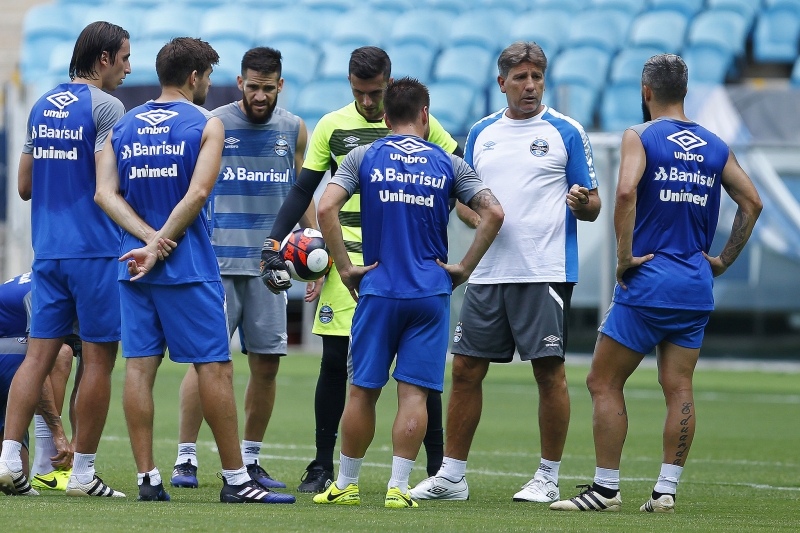 A escalação gremista será praticamente a mesma que entrou em campo nos dois jogos-treino realizados na pré-temporada