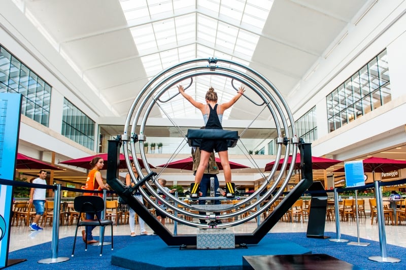 Sucesso de público no ano passado, Giroscópio Humano volta ao Iguatemi