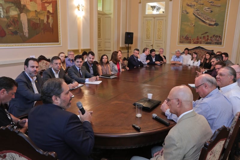 Turkienicz, que coordenou a elaboração do masterplan, apresentou a proposta ao prefeito e secretários