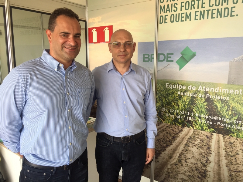 Zaffari (esquerda) e Fioravanso pretendem investir até R$ 5 milhões em cultivo de nogueiras