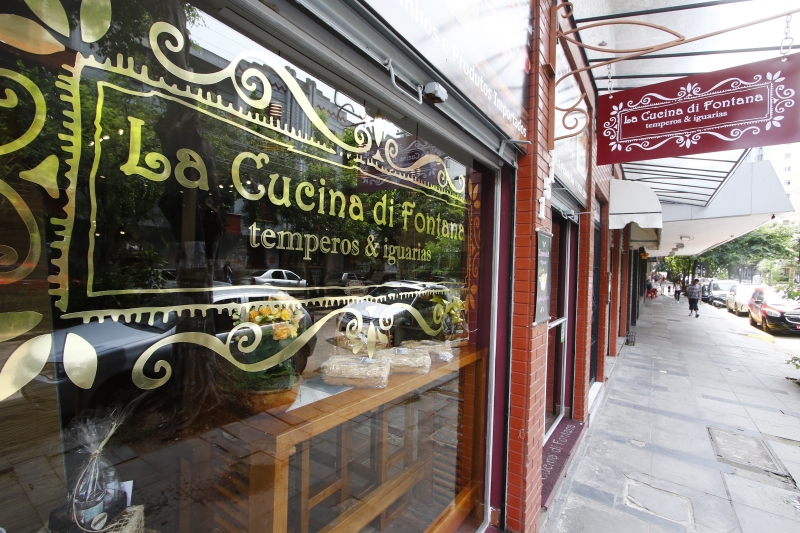 Loja La Cucina di Fontana. Foto: FREDY VIEIRA/JC