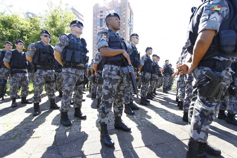 Dos 600 policiais, 400 são do BOE e vêm de cidades como Santa Maria e Passo Fundo 