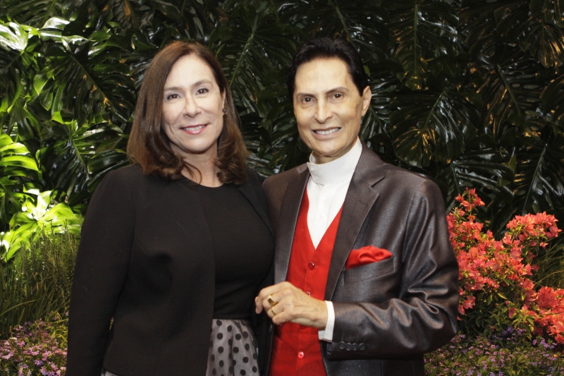 Tânia Bian com Odalgir Lazzari 