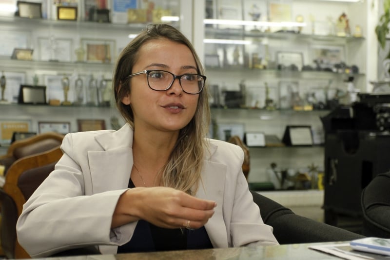 B&aacute;rbara Freiris, gerente de multiplicadores da Endeavor, durante agenda na Capital
 Foto: MARCELO G. RIBEIRO/JC