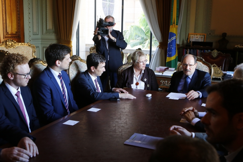 Grupo alemão apresentou planejamento de ações ao governador 