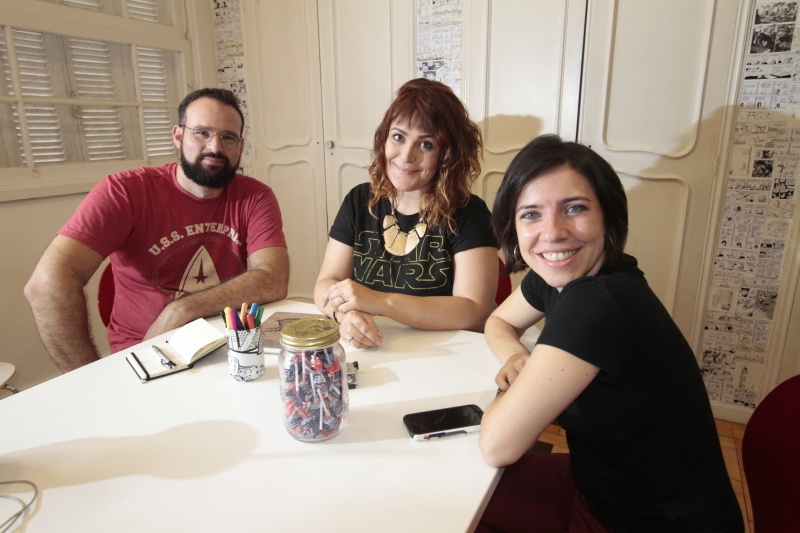 Gera&ccedil;&atilde;o E entrevista os donos do Universo Expandido, casa que oferece cursos de anima&ccedil;&atilde;o e cria&ccedil;&atilde;o de personagens.  Foto: JONATHAN HECKLER/JC