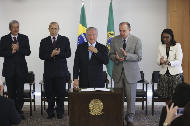 Presidente Michel Temer recebe uma delegação de deputadas integrantes da Rede de Mulheres da Assembleia Parlamentar da Comunidade de Países de Língua Portuguesa