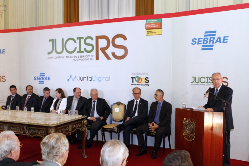 Lan&ccedil;amento da Junta Digital, na Sala Negrinho do Pastoreio, no Pal&aacute;cio Piratini.  Foto: MARCELO G. RIBEIRO/JC