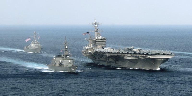 Porta-avião USS George H. W. Bush está no Atlântico Norte e  usualmente opera no Mediterrâneo