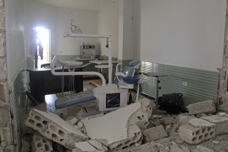 Unidade de saúde foi atacada no início da manhã por aviões, que efetuaram quatro bombardeios