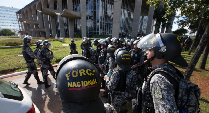 Militares da Força Nacional de Segurança Pública estão em Porto Alegre desde 2016