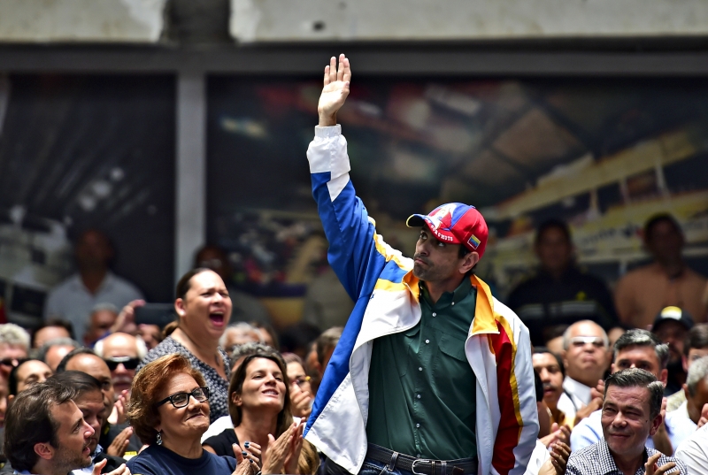 Europeus querem que Capriles volte a ser considerado candidato