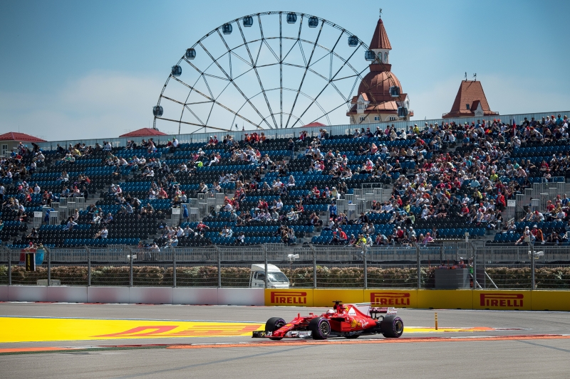 Ferrari de Vettel foi a mais rápida no treino de classificação do GP da Rússia
