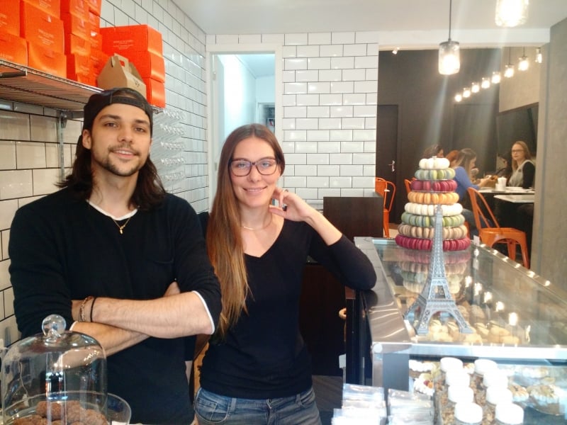 Arthur e Nina Delecolle, irm&atilde;os por tr&aacute;s da Vanilla e Louro  Foto: Mauro Belo Schneider/Especial/JC