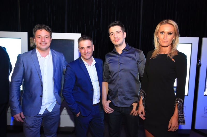 Equipe do Sshampoo: Alexandre Trevisan, C&eacute;sar, Marcell e Adriane Foto: SSHAMPOO/DIVULGA&Ccedil;&Atilde;O/JC