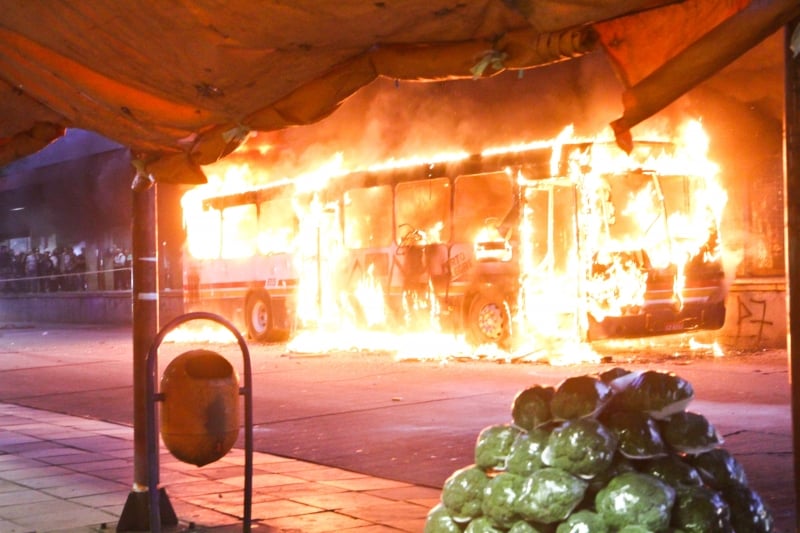 Responsável pelo ataque teria atuado sozinho, segundo a BM