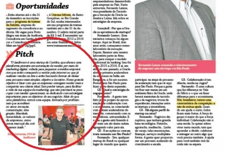 �ltima se��o pitch foi publicada no dia 4 de maio