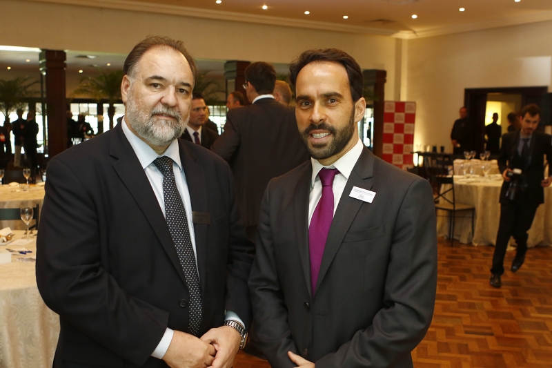 O secretário estadual de Planejamento, Governança e Gestão, Carlos Búrigo, e Eduardo Fernandez, presidente do Lide-RS