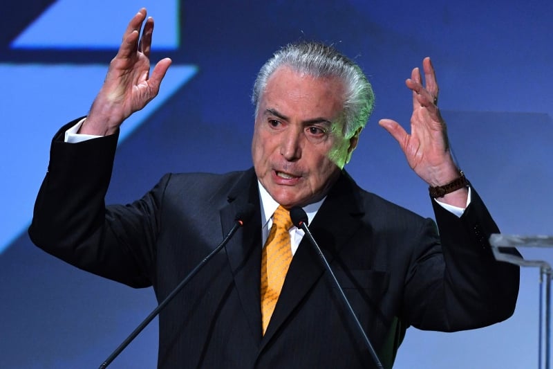 Michel Temer discursou para investidores brasileiros e estrangeiros
