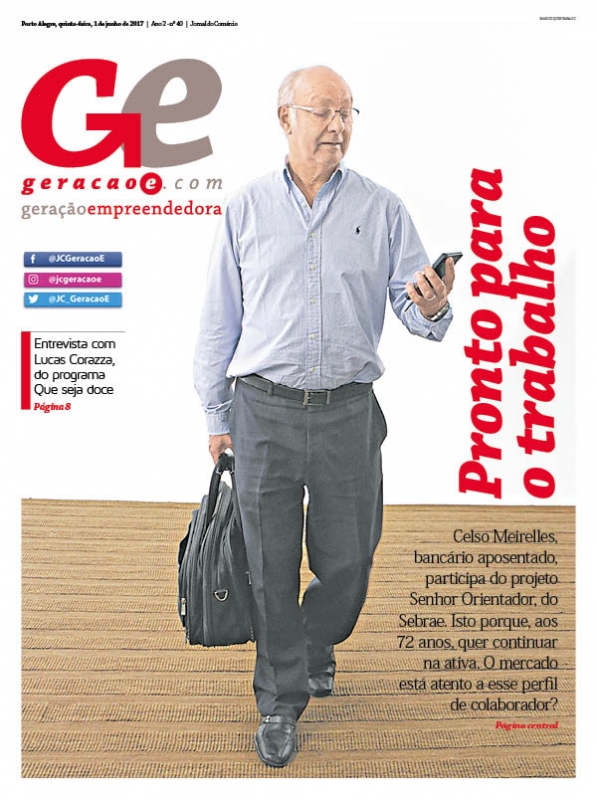 Capa da edição do dia 1 de junho de 2017 Foto: /REPRODUÇÃO/JC