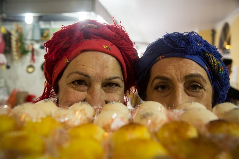 As irm�s Eul�lia e Alzira, da Del�cias Portuguesas