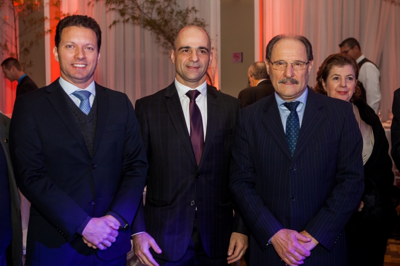 Marchezan Jr., Chamun e José Ivo Sartori participaram do evento comemorativo de aniversário