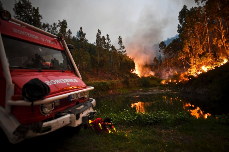 Fogo na região de Pédrogão Grande deixou 64 mortos e 204 feridos