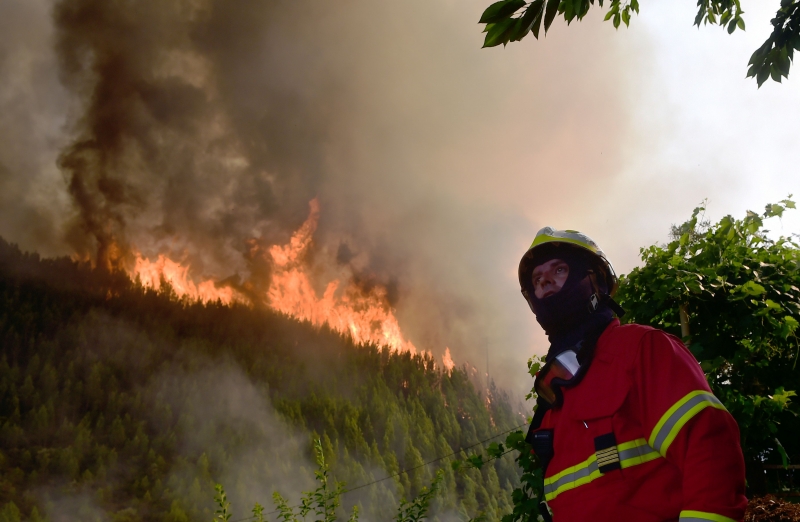 Chamas que atingem a região central do país ainda não foram controladas