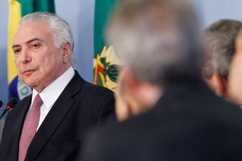 Presidente estava no Palácio do Jaburu acompanhando a votação