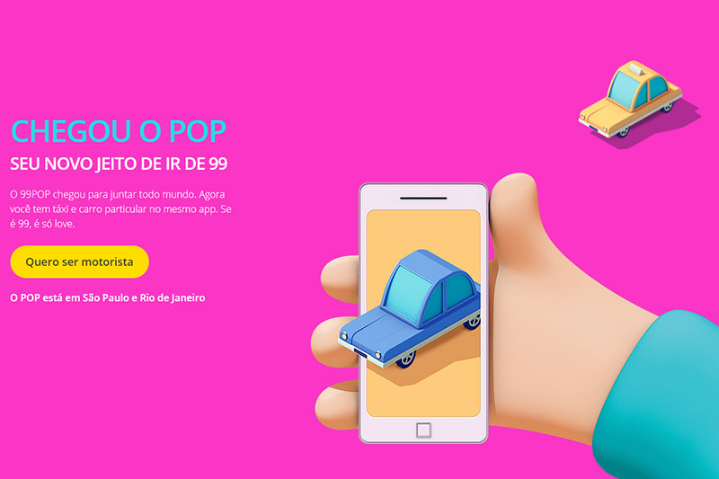 App atualmente opera em São Paulo, Santos e no Rio de Janeiro