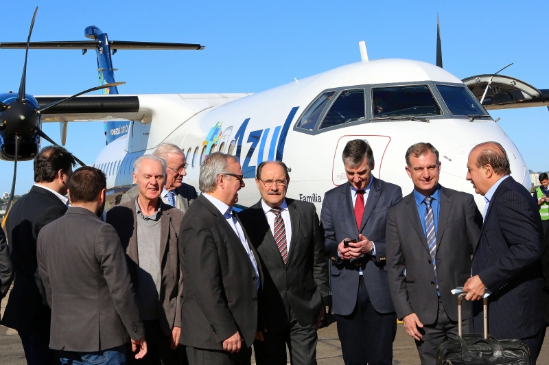 Companhia Azul inaugurou ontem voo para cidade de Santo Ângelo