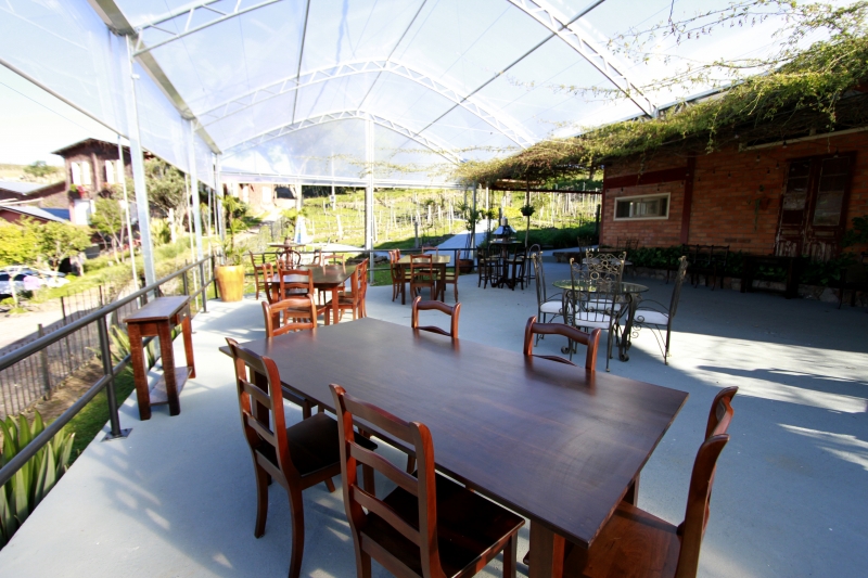 As festas da Case em Bento s&atilde;o realizadas na vin&iacute;cola Marcos Luigi Foto: JONATHAN HECKLER/JC