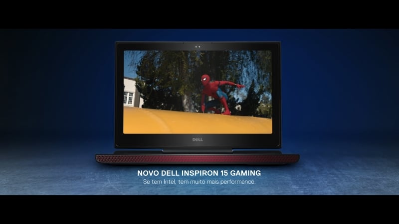 Super-herói da Marvel está nas peças promocionais de novo modelo do notebook Dell Inspiron