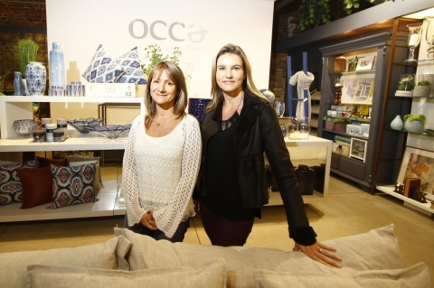 Entrevista com as donas da Occa Moderna. Na foto: M�rcia Gusso e �ngela Burgel