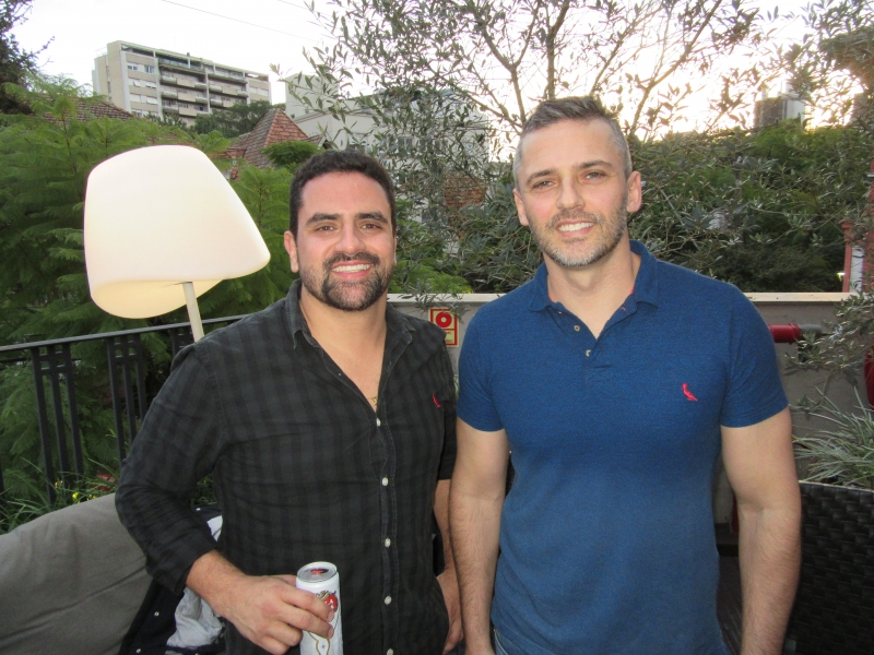 Guga Garcia e Eduardo Corte Real recepcionaram os convidados