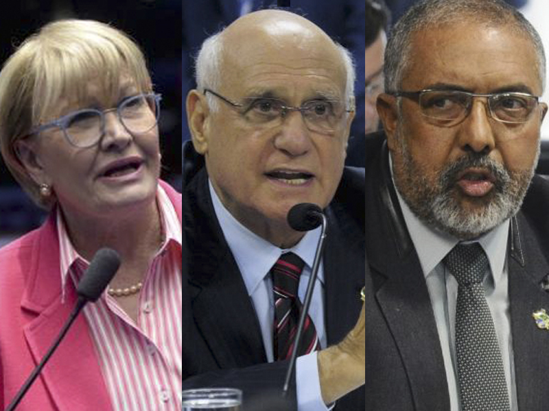 Ana Amélia Lemos e Lasier Martins votaram pela reforma, e Paulo Paim disse não