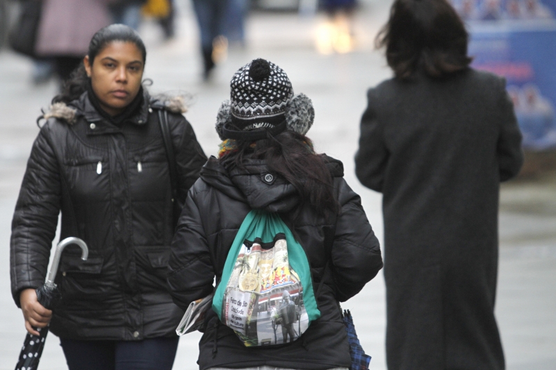Em Porto Alegre, a temperatura mínima registrada foi de 3,5°C