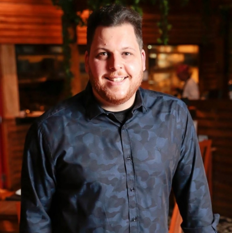 Sebastian Watenberg, dono do Vermelho Burgers and Steaks Foto: Vini Dalla Rosa/Especial/JC