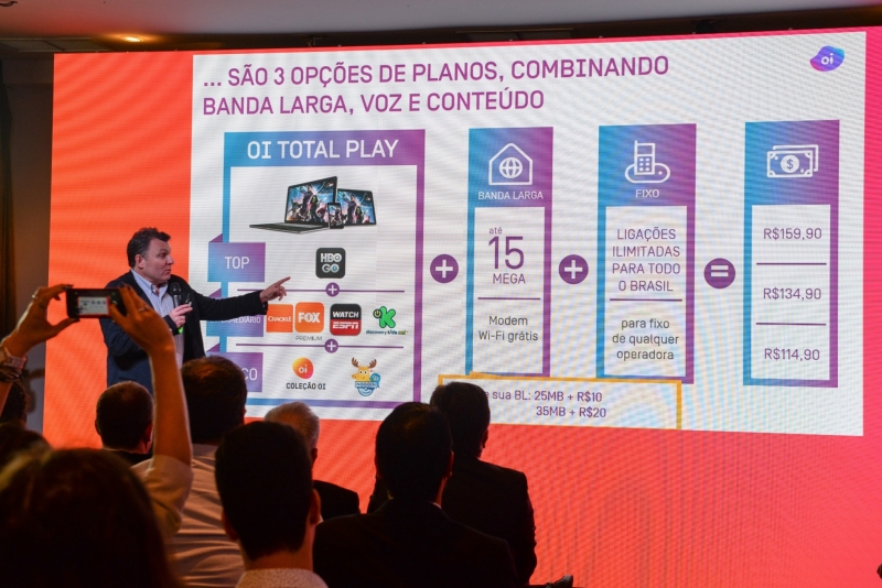 Oi Total Play foi apresentado em evento em São Paulo