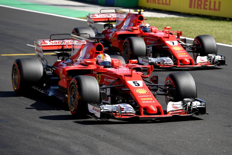 Mais rápidas no sábado, Ferraris de Vettel e Raikkonen saem na primeira fila no GP da Hungria