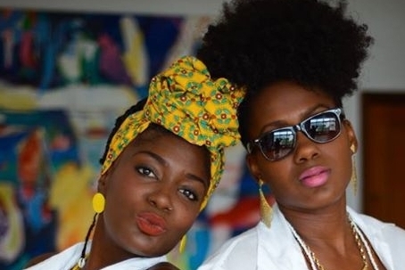 Irm&atilde;s Cec&iacute;lia Cadile e Gisele Matamba  Foto: /DIVULGA&Ccedil;&Atilde;O/JC